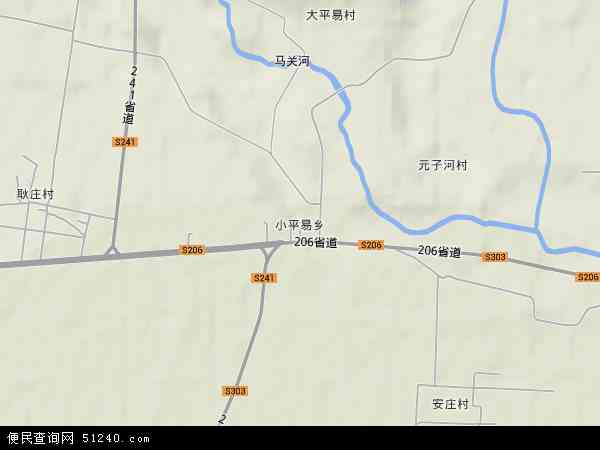 小平易乡地形图 - 小平易乡地形图高清版 - 2026年小平易乡地形图