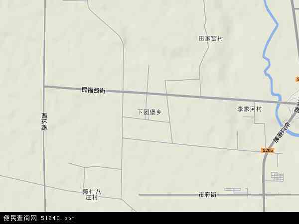 下团堡乡地形图 - 下团堡乡地形图高清版 - 2026年下团堡乡地形图