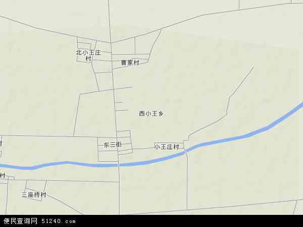 西小王乡地形图 - 西小王乡地形图高清版 - 2024年西小王乡地形图