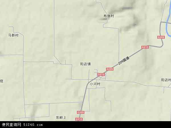 阳店镇地形图 - 阳店镇地形图高清版 - 2024年阳店镇地形图