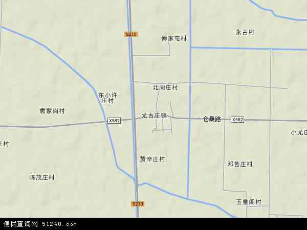 尤古庄镇地形图 - 尤古庄镇地形图高清版 - 2024年尤古庄镇地形图