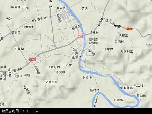 中国 湖南省 娄底市 双峰县 永丰镇本站收录有:2021永丰镇卫星地图