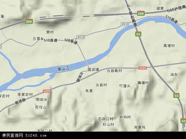 招贤镇地形图 - 招贤镇地形图高清版 - 2026年招贤镇地形图