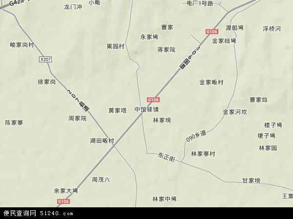 梁山县馆驿镇地图图片