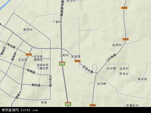 定远县定城镇地图图片