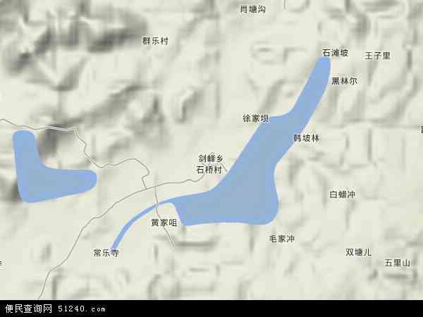 剑峰乡地形图 - 剑峰乡地形图高清版 - 2024年剑峰乡地形图