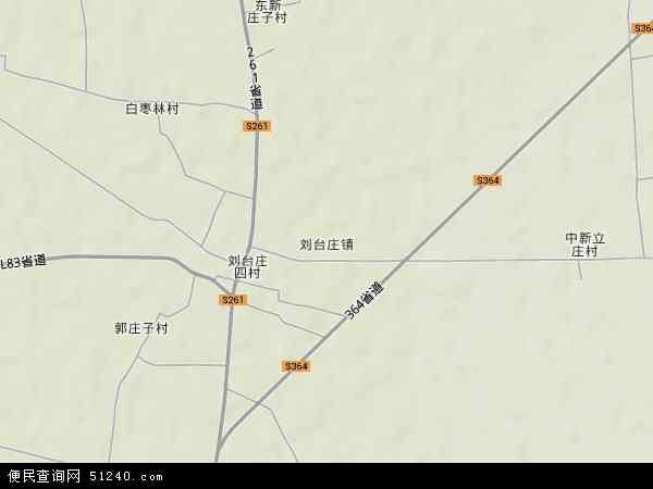 刘台庄镇地形图 - 刘台庄镇地形图高清版 - 2024年刘台庄镇地形图