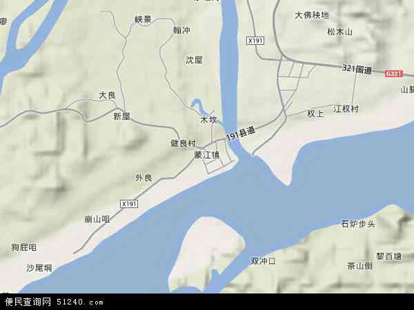 藤县濛江镇地图图片