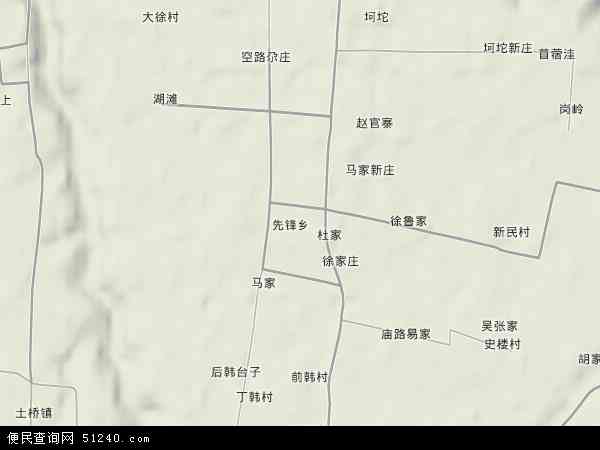 先锋乡地形图 - 先锋乡地形图高清版 - 2024年先锋乡地形图