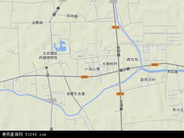 北京小汤山地图图片