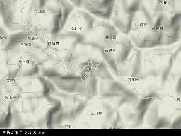 羊凤乡地形图 - 羊凤乡地形图高清版 - 2024年羊凤乡地形图