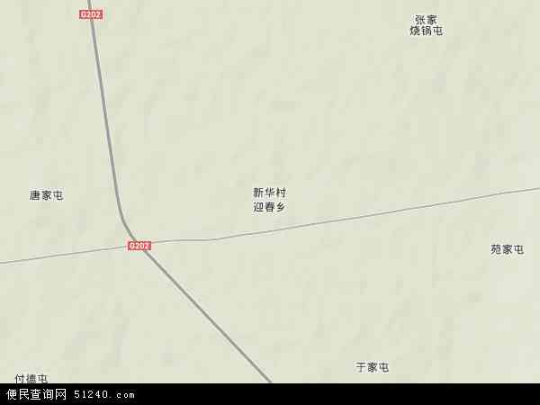 迎春乡地形图 - 迎春乡地形图高清版 - 2024年迎春乡地形图