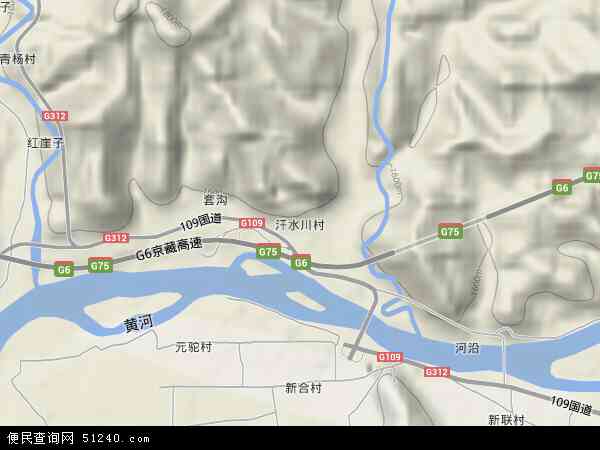 川城镇地形图 - 川城镇地形图高清版 - 2024年川城镇地形图