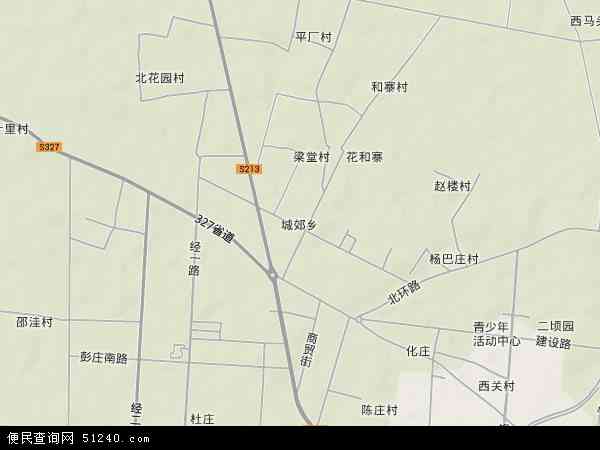 城郊乡地形图 - 城郊乡地形图高清版 - 2026年城郊乡地形图