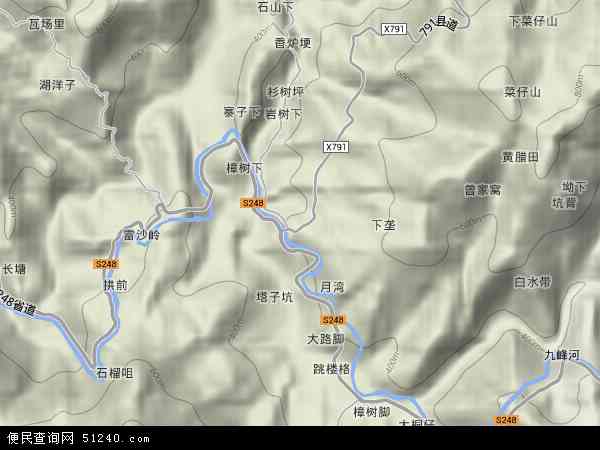 两江镇地形图 - 两江镇地形图高清版 - 2024年两江镇地形图