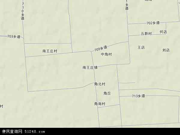 南王庄镇地形图 - 南王庄镇地形图高清版 - 2024年南王庄镇地形图