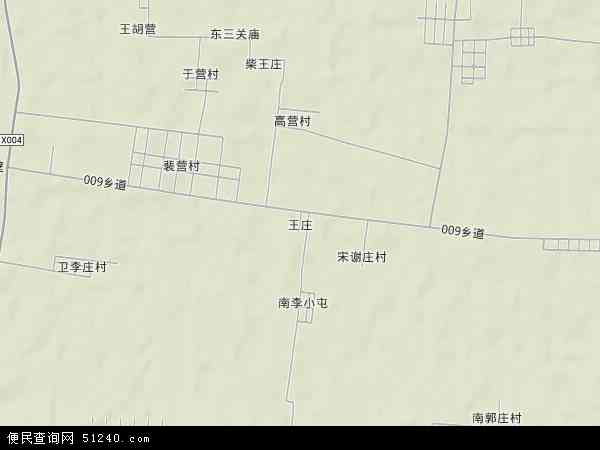 王庄镇地形图 - 王庄镇地形图高清版 - 2024年王庄镇地形图