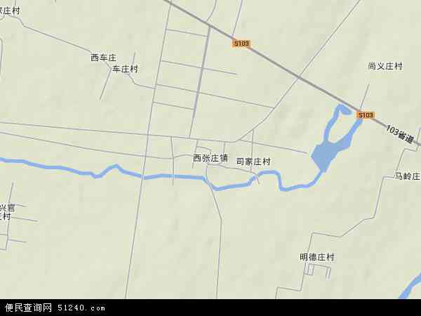 西张庄镇地形图 - 西张庄镇地形图高清版 - 2024年西张庄镇地形图