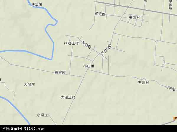 杨庄镇地形图 - 杨庄镇地形图高清版 - 2024年杨庄镇地形图