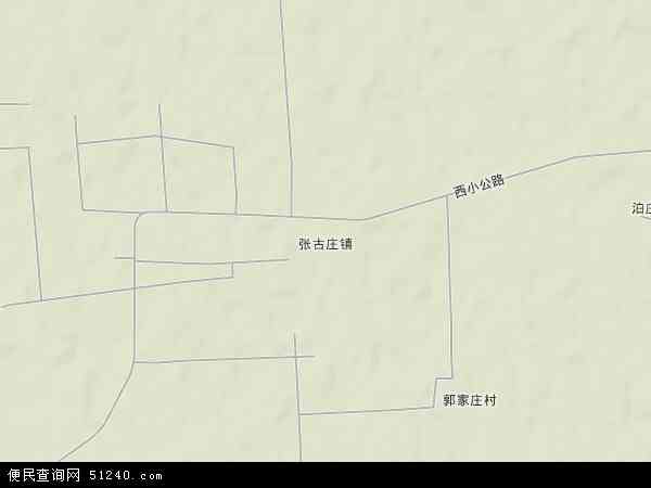 张古庄镇地形图 - 张古庄镇地形图高清版 - 2024年张古庄镇地形图
