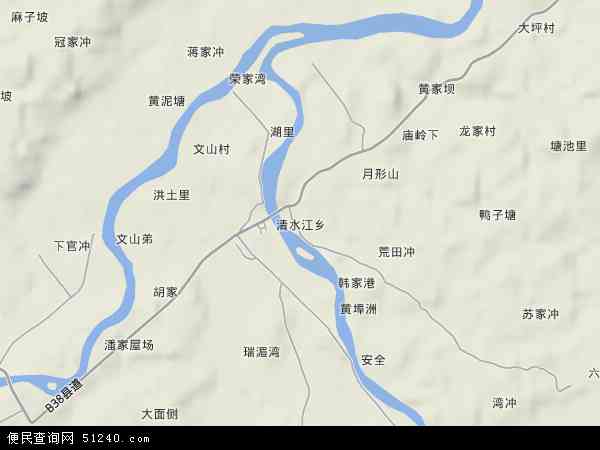 清水江乡地形图 - 清水江乡地形图高清版 - 2024年清水江乡地形图