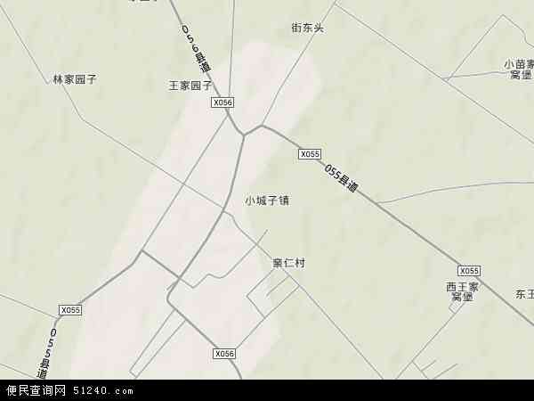 梨树县小城镇地图图片