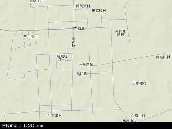 照旺庄镇地形图 - 照旺庄镇地形图高清版 - 2024年照旺庄镇地形图