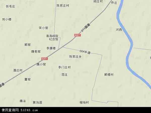 陈官庄地图图片