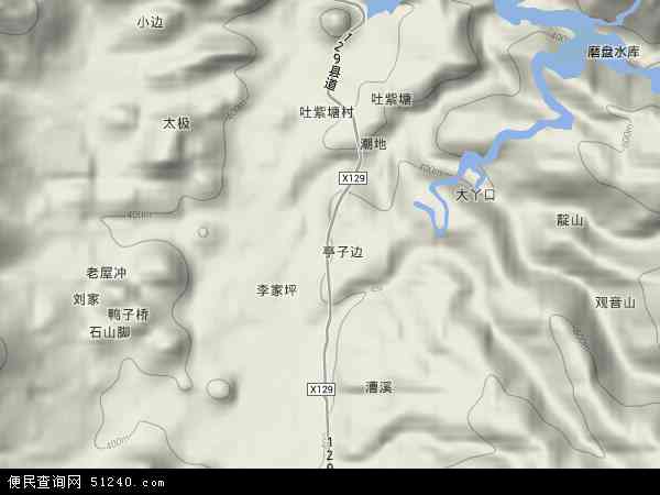 蕉江瑶族乡地形图 - 蕉江瑶族乡地形图高清版 - 2024年蕉江瑶族乡地形图