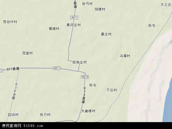 张庄乡地形图 - 张庄乡地形图高清版 - 2024年张庄乡地形图
