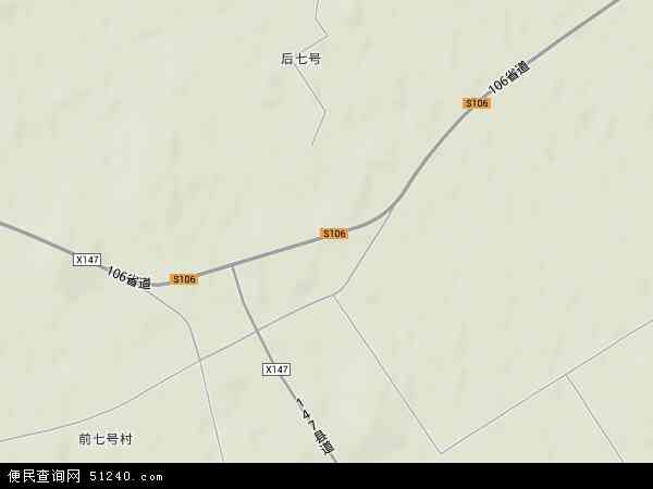 前七号机械林场地形图 - 前七号机械林场地形图高清版 - 2025年前七号机械林场地形图