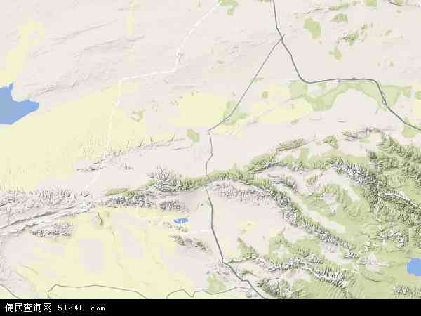 阿克塞哈萨克族自治县地形图 - 阿克塞哈萨克族自治县地形图高清版 - 2024年阿克塞哈萨克族自治县地形图