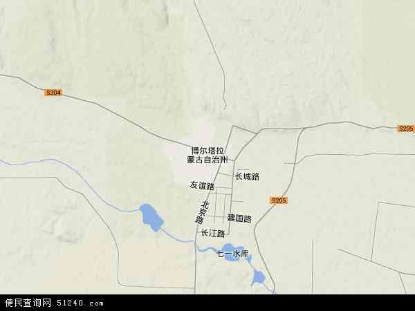 博尔塔拉蒙古自治州地形图 - 博尔塔拉蒙古自治州地形图高清版 - 2024年博尔塔拉蒙古自治州地形图