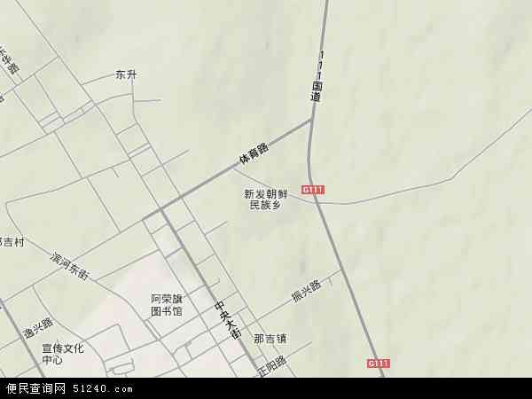 新发朝鲜民族乡地形图 - 新发朝鲜民族乡地形图高清版 - 2024年新发朝鲜民族乡地形图