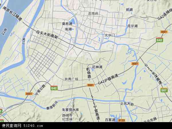 中国（南京）软件谷地形图 - 中国（南京）软件谷地形图高清版 - 2024年中国（南京）软件谷地形图