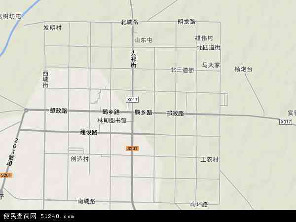 林甸县林甸镇地图图片