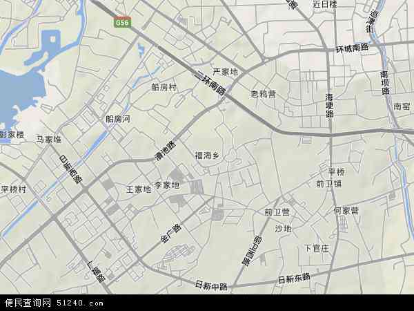 福海地形图 - 福海地形图高清版 - 2024年福海地形图