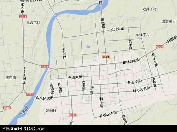 霍林地形图 - 霍林地形图高清版 - 2025年霍林地形图