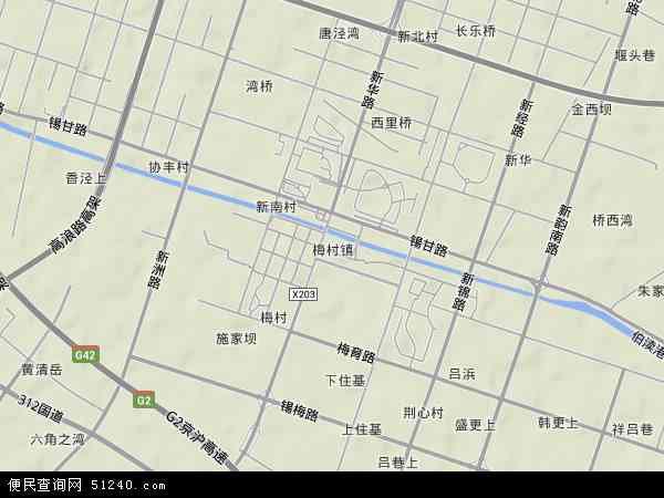 梅村地形图 - 梅村地形图高清版 - 2024年梅村地形图