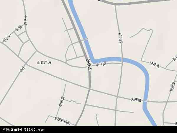 宝塔路地形图 - 宝塔路地形图高清版 - 2024年宝塔路地形图