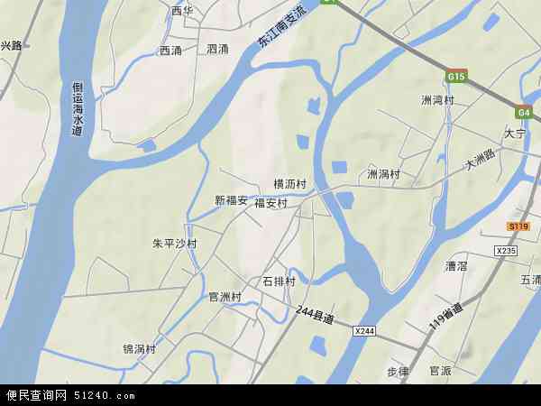 福安村地形图 - 福安村地形图高清版 - 2024年福安村地形图