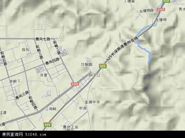 惠环地形图 - 惠环地形图高清版 - 2024年惠环地形图