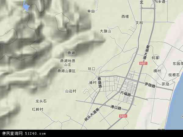 坑口地形图 - 坑口地形图高清版 - 2024年坑口地形图