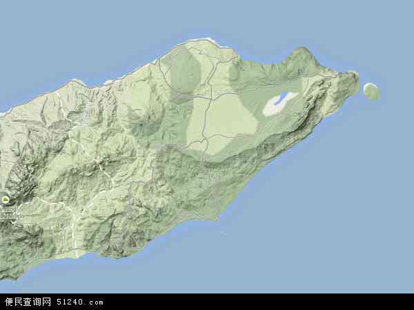东帝汶地形图片