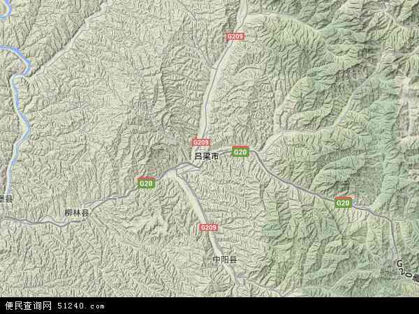  山西省 吕梁市 离石区本站收录有:2021离石区地图高清版