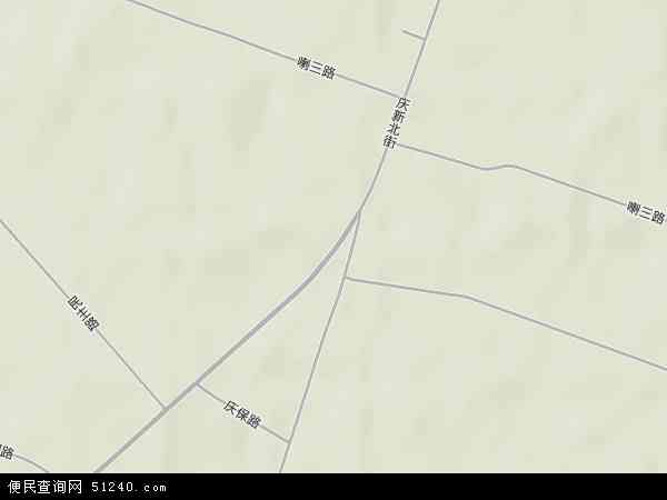 庆新地形图 - 庆新地形图高清版 - 2024年庆新地形图
