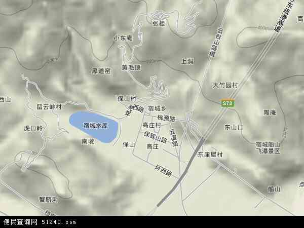 宿城地形图 - 宿城地形图高清版 - 2024年宿城地形图