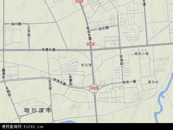 松北地形图 - 松北地形图高清版 - 2024年松北地形图