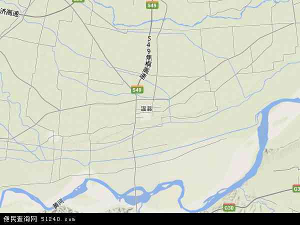 温县地形图 - 温县地形图高清版 - 2024年温县地形图