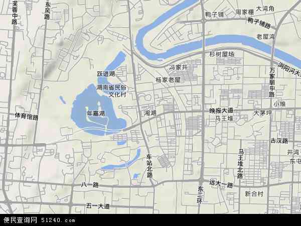 湘湖地形图 - 湘湖地形图高清版 - 2024年湘湖地形图